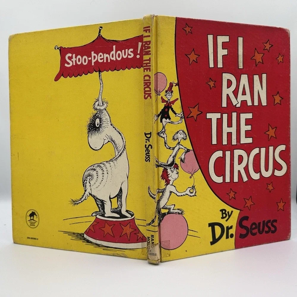 Vintage If I Ran the Circus by Dr. Seuss‎ Hardcover Ex-Library No DJ